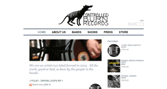 Desktop Screenshot of controlledburnrecords.com